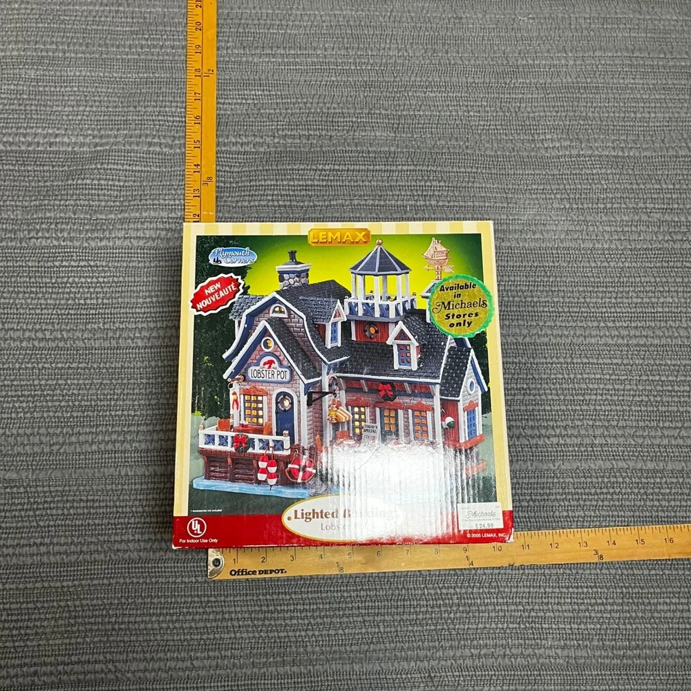 Lemax Plymouth Corners Lobster Pot Lighted Building 2005 Village 55265 Michaels